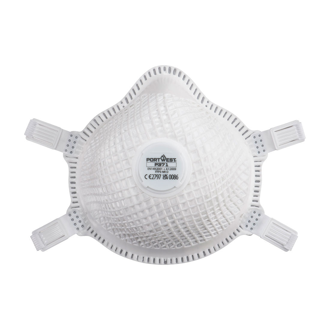 P371 - ERGONET FFP3 Valved Dolomite Respirator (Pk5)