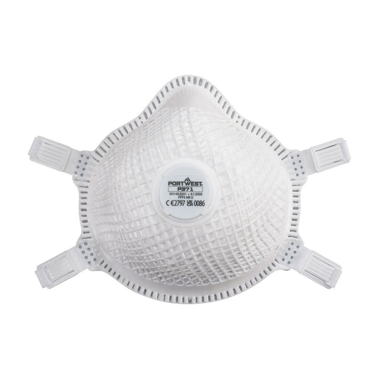 P371 - ERGONET FFP3 Valved Dolomite Respirator (Pk5)