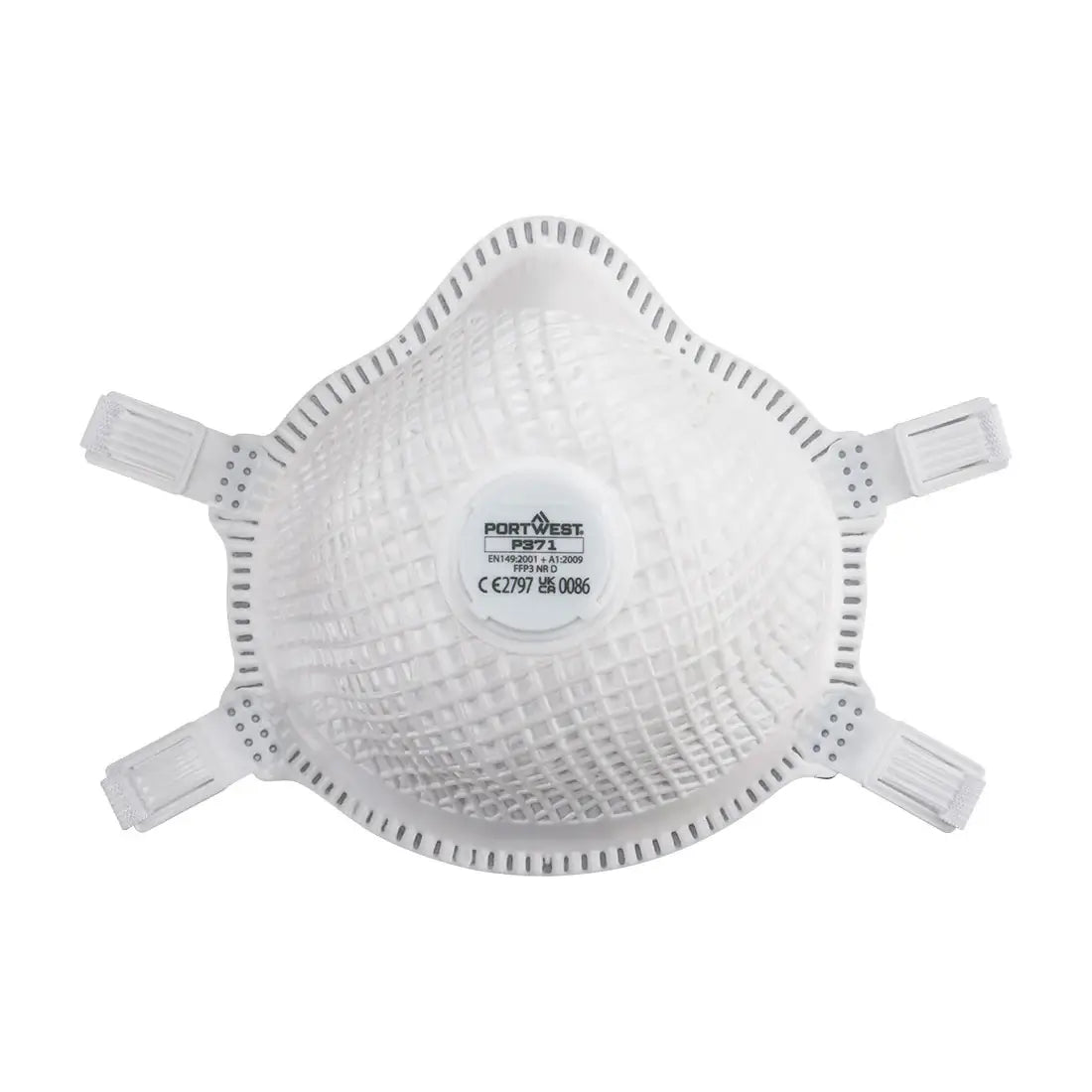 P371 - ERGONET FFP3 Valved Dolomite Respirator (Pk5)