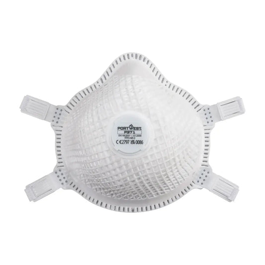 P371 - ERGONET FFP3 Valved Dolomite Respirator (Pk5)